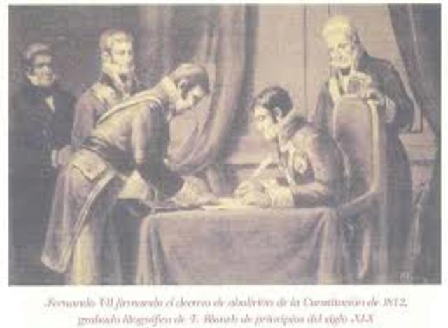 Abolición de la Constitución de 1812