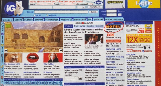 Parceria com o portal IG