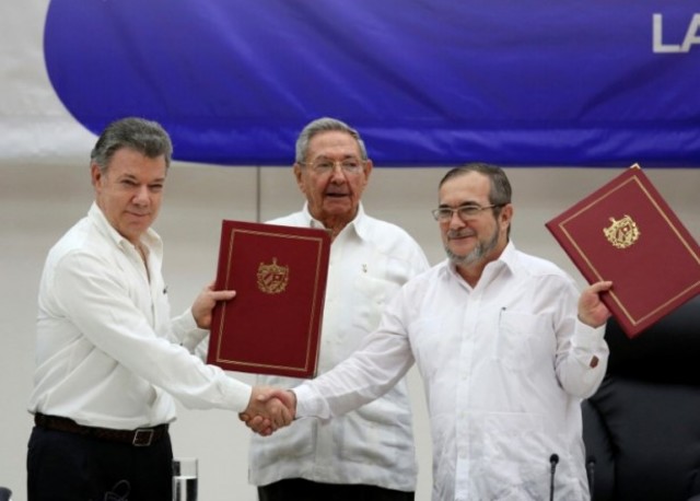FARC; Acuerdo de paz con el gobierno de Juan Manuel Santos.