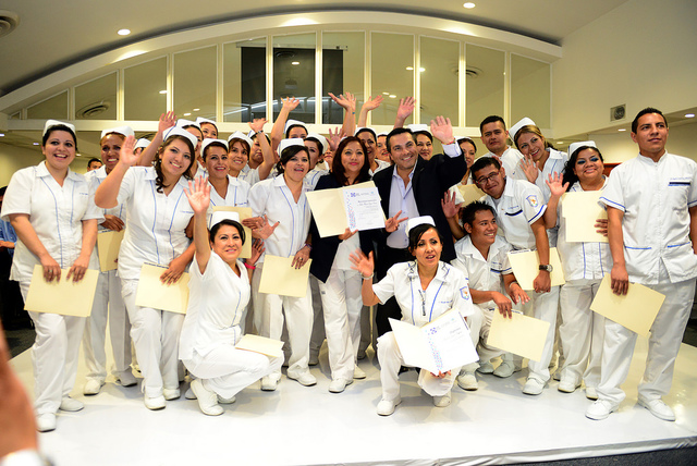 graduación de aux. enfermería