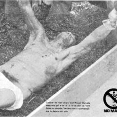 M-19; Asesinato de José Raquel Mercado.