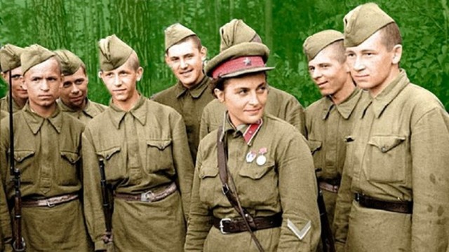 La formación militar norteamericana II Guerra mundial.