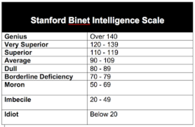 Prueba de stanford binet