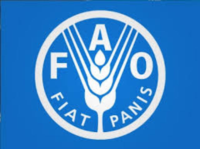 Se crea la la Organización de Alimentos y Agricultura de las Naciones Unidas (FAO)