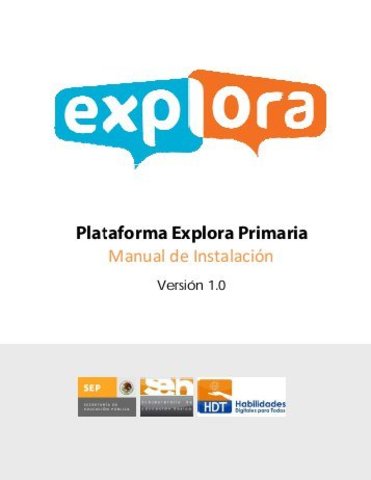 Plataforma Explora