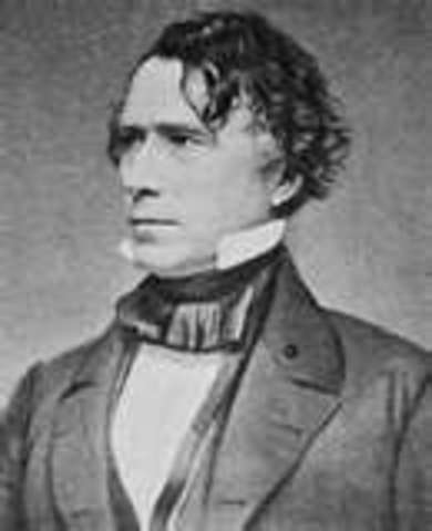 Franklin Pierce elected president.