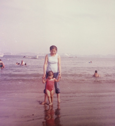 Primera vez en la playa