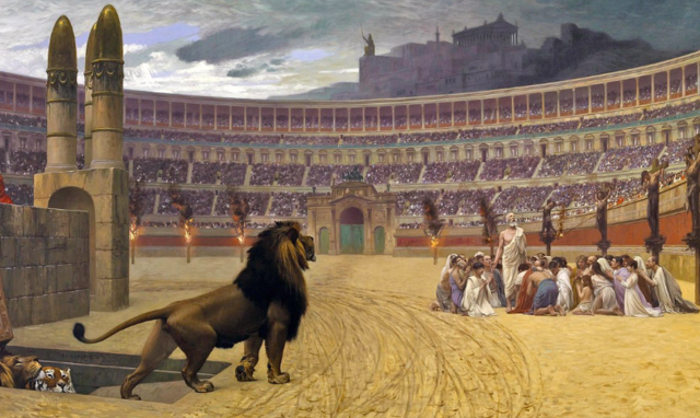 Constantine witnessed the "Great Persecution."