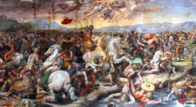 Constantine wins the Battle against Lucinius