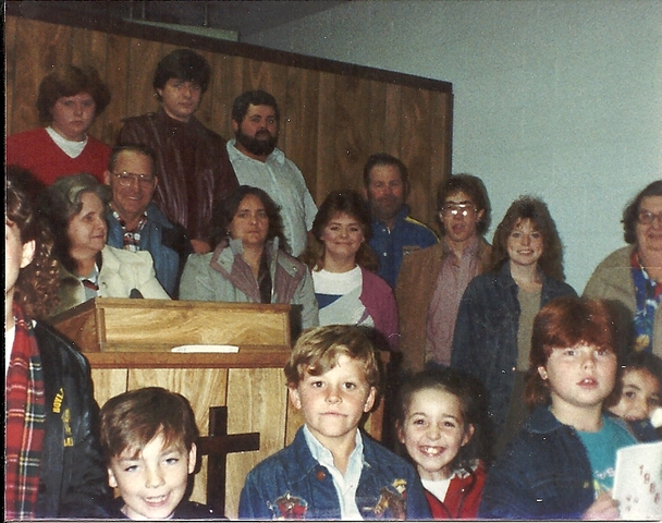 Our last service at the old church