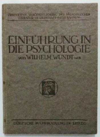 Wundt escribió un corto Einführung in die Psychologie