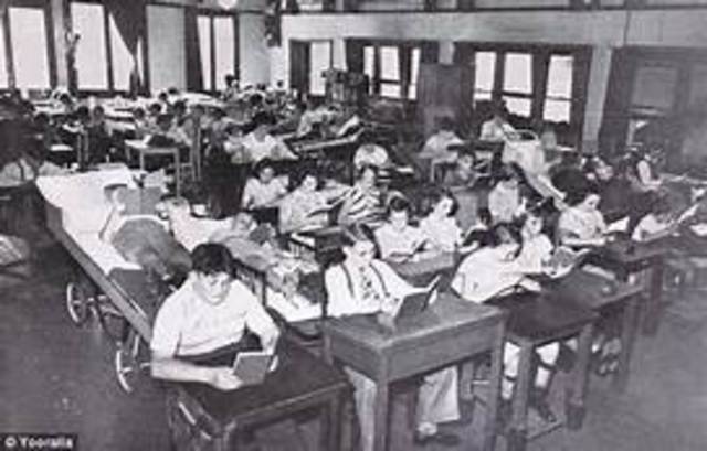 6. Children in all states must attend schools (1918)