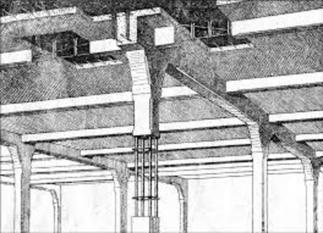 Vigas de hierro en doble "T"