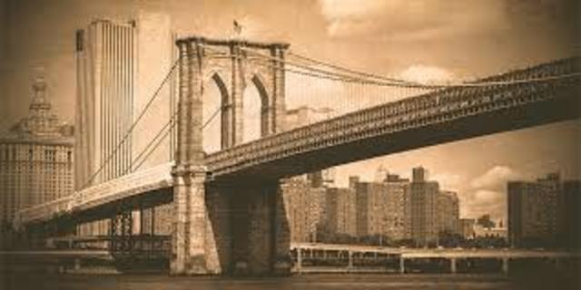 The Brooklyn bridge