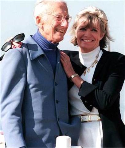 When Jacques Cousteau remarried to Francine