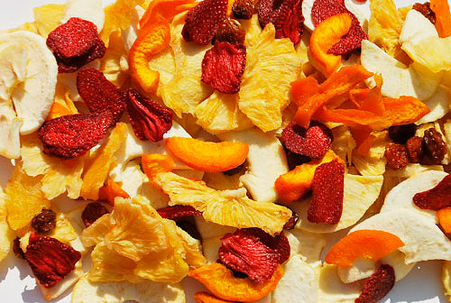 Deshidratación de frutas