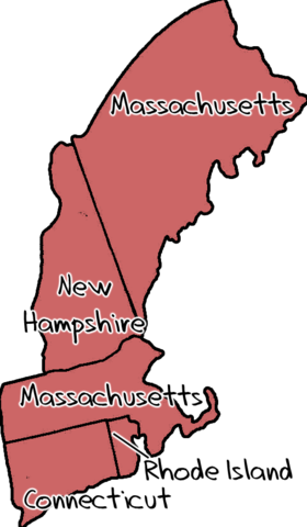 Rhode Island and Connecticut were established