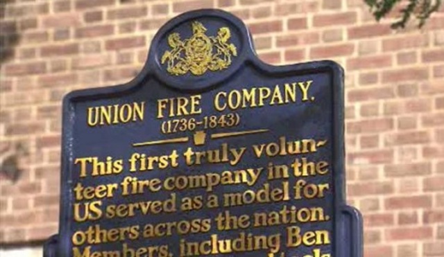 First volunteer fire company