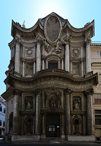 Obras de Borromini (San Carlo alle Quattro Fontane).