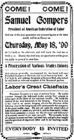 December 8, 1886   American Federation of Labor Started