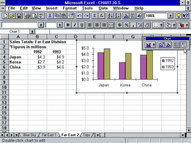 Excel 5.0(1993)