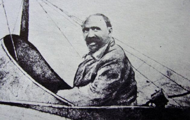 Primer presidente en volar en avión