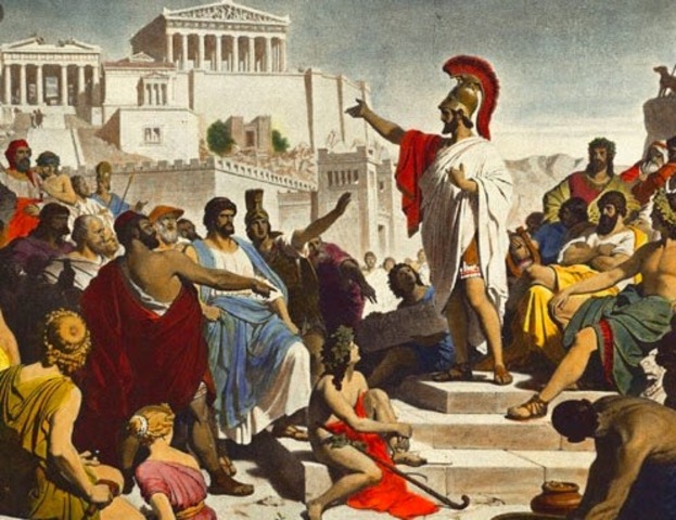 Época arcaica(800-490a.C.)Se recupera la escritura y las dos primeras obras escritas que se conservan son la Iliada y la Arisea de Homero.