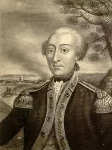 Marquis de Lafayette arrives in colonies