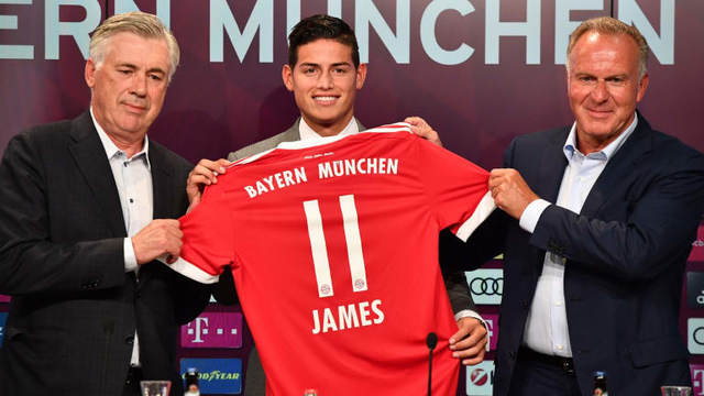 Bayern Munich sign James Rodriguez