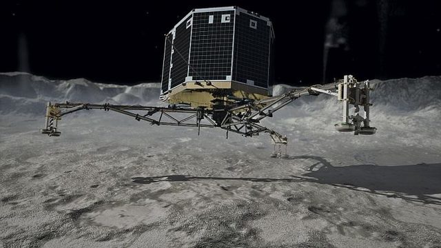Robot Lands On Comet