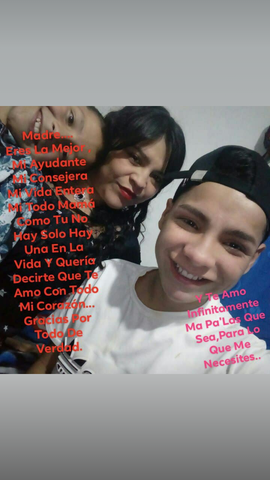 fortalecida  por mis hijos.