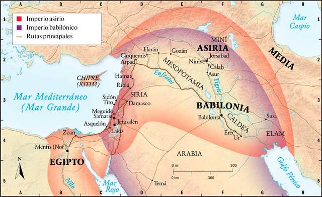 mesopotamia y persia, babilonia y asiria:Extensión de babilonia sobre Mesopotamia