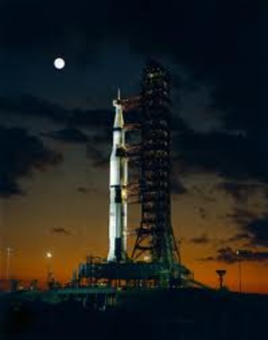 First test flight of the Saturn V rocket, which would carry dozens of spacecraft into space in the years to come.