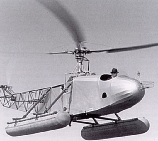 First practical single-rotor helicopters