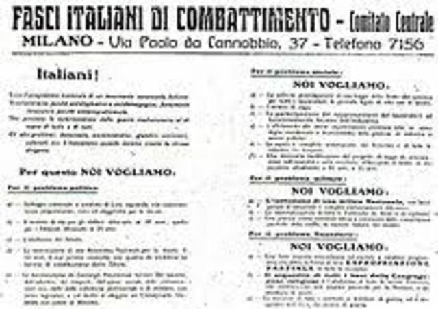 Fasci italiani di combattimento