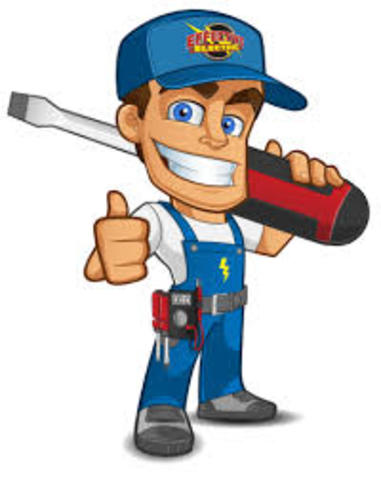 The first men were hired to fix telephone poles and cables