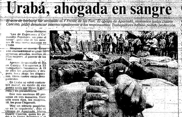 CDM; Masacre de Uraba.