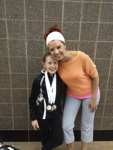 I started competitive gymnastics