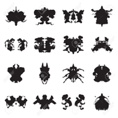 Prueba: Manchas de tinta de Rorschach.