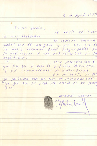 CDM; Escobar quiere volver a La Catedral.