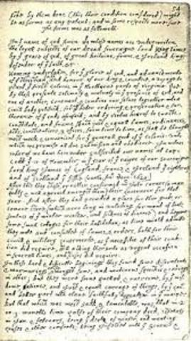 The Mayflower Compact was signed