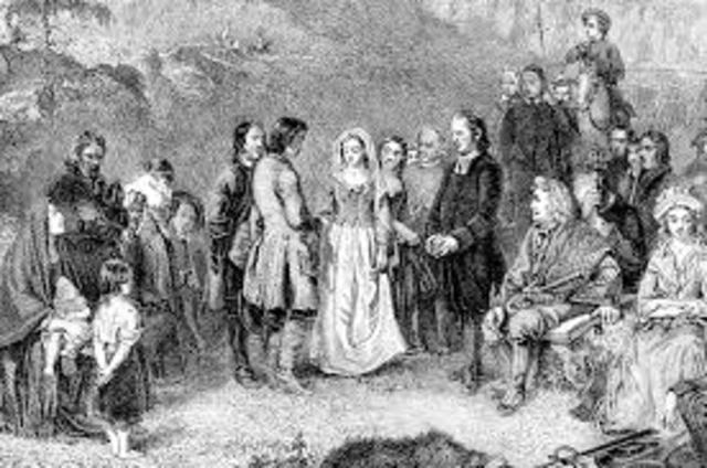 Puritans found the city of Boston