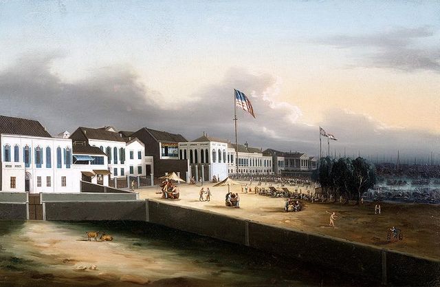 China burns foreign factories.