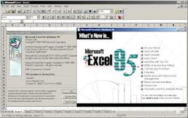 Microsoft Excel 7.0  - Office ‘95