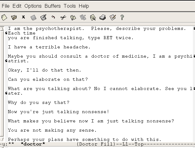 ELIZA "PROGRAMA INFORMATICO"