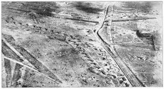 Hindenburg line collapsed