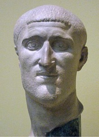Flavius Constantius was named Emperor of the West