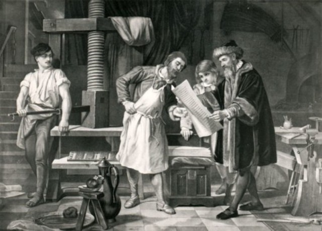 Gutenberg imprimió una biblia