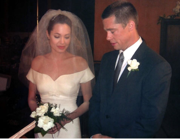Got married with Angelina.