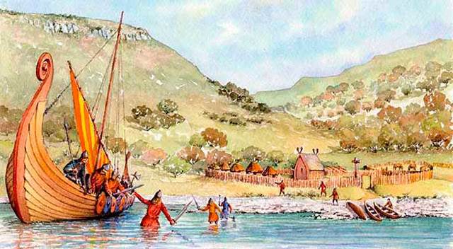 European coast is sacked by vikings.